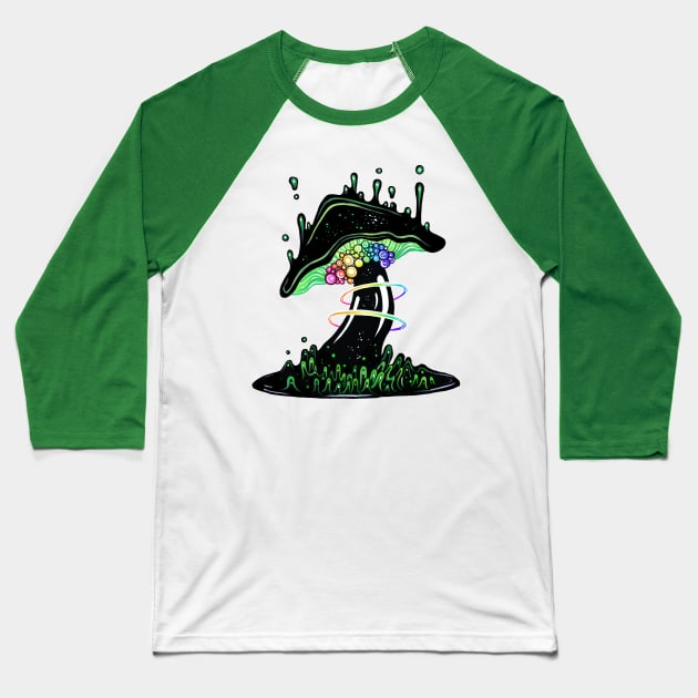 Poisonous Mushroom Baseball T-Shirt by Bethaliceart